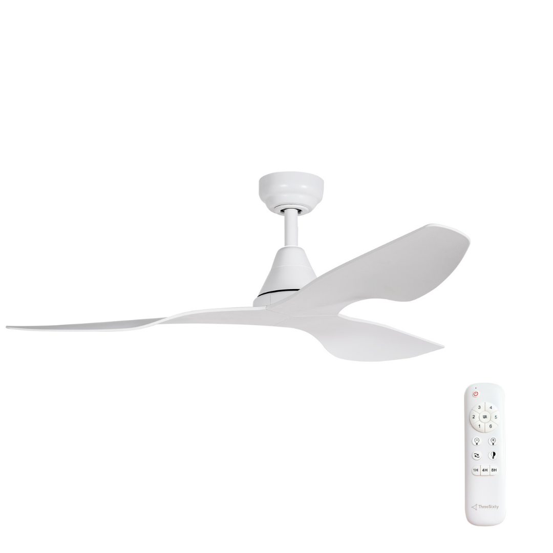 Simplicity DC Ceiling Fans 45" (114cm) - White